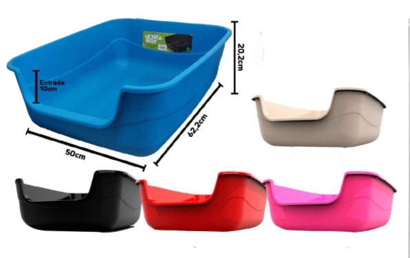 Bandeja Higiênica Ultrabox Caixona de Areia - Azul