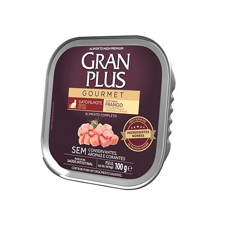 Granplus Gourmet Gato Filhote Frango 100g