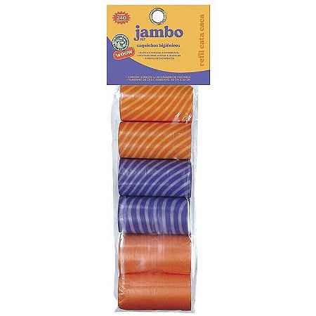Cata Caca Refil Jambo New (12 Rolos c/ 20 sacos)