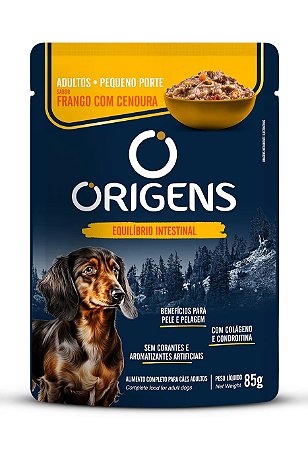 Sache Origens Cães Adultos Raças Pequenas Frango/Cenoura 85g