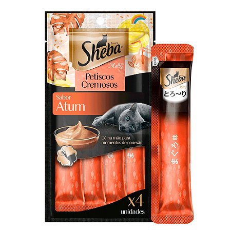 Sheba Creamy Gatos Atum 48g (4 unidades)