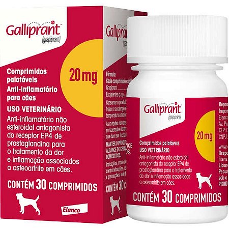 Galliprant 20mg c/ 7 comprimidos