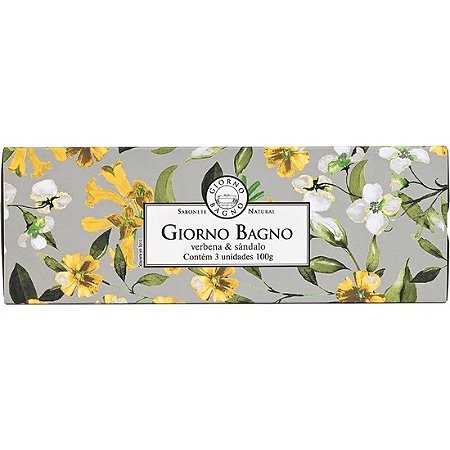 Kit Sabonete Barra Giorno Bagno - Verbena/Sândalo 3x100g
