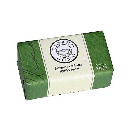 Sabonete em Barra Giorno Uomo Verde 180g