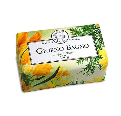 Sabonete em Barra Giorno Bagno Tulipa/Cedro 180g