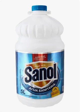 Agua Sanitária Sanol 5L