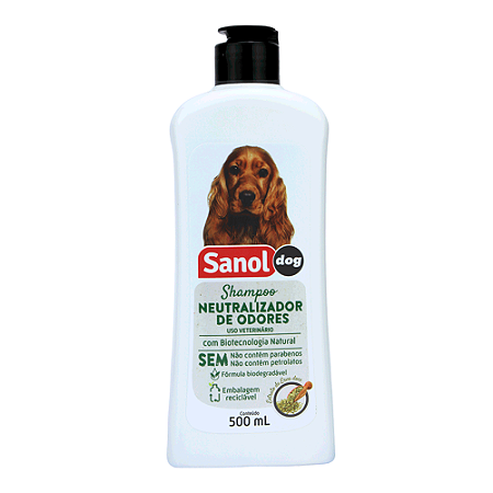 Shampoo Neutralizador de Odores Sanol 500 ml
