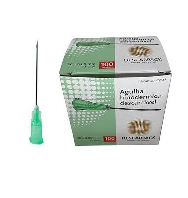 Agulha 0,80x30 (Verde)
