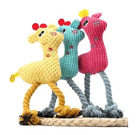 Brinquedo Pelucia - Girafa com Corda [26cm]