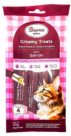 Buona Petix Creamy Salmão 56g (4 unidades)