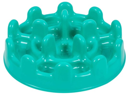 Comedouro Interativo Pet Games Mini Lento Pet Fit - Verde Água