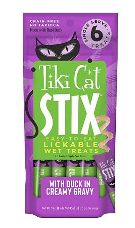 Tiki Cat Creamy Pato ao molho 85g (6 unidades)