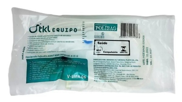 Equipo Soro Macrogotas para Infusão TKL