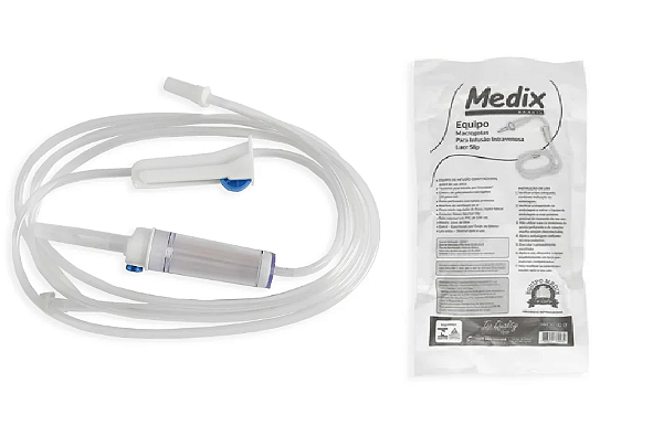 Equipo Soro Macrogotas para Infusão Medix