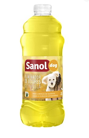 Desinfetante Eliminador De Odores Sanol 2L - Citronela