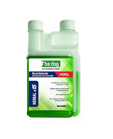 Desinfetante Eliminador Herbal +15 Be Dog 1L