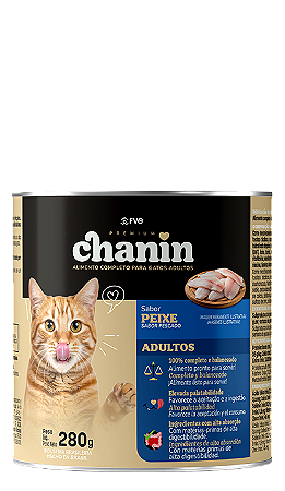 Chanin Gatos Adultos Peixe 280g