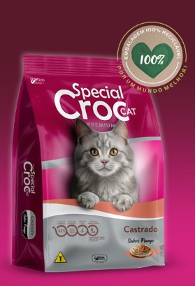 Special Croc Cat Gatos Castrados 10kg