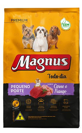 Magnus Todo Dia Cães Adultos Raças Pequenas Carne/Frango 20kg