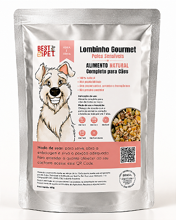 Alimentação Natural Best2Pet Cães Adultos Lombinho Gourmet 400g