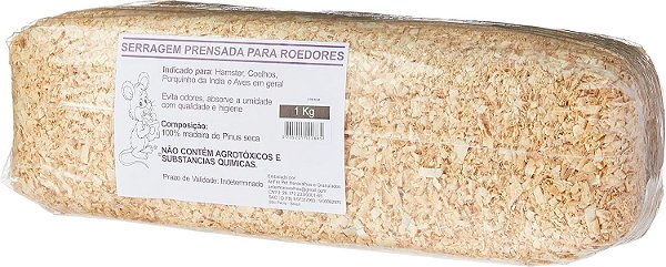 Serragem Prensada 1kg