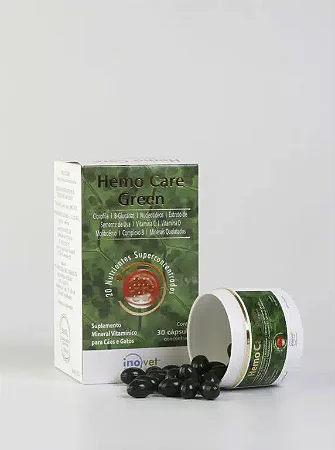 Hemo Care Green Suplemento Vitaminico 30 Capsulas Inovet