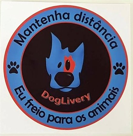 Adesivo Veicular Eu Freio Para Os Animais