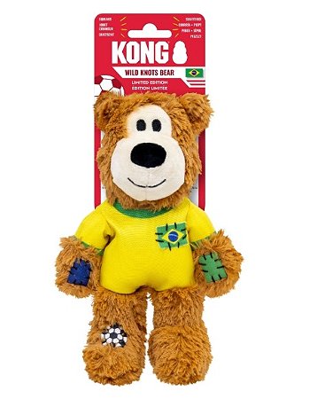Kong Urso Pelúcia Copa - Brasil - Tam M - [21,5cm]