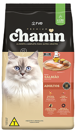 Chanin Gatos Adultos Salmão 10kg