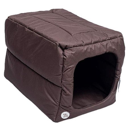 Cama Tunel Nylon P (44x27x27cm) Marrom
