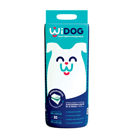 Tapete Higiênico Widog 60x80 - 30 unidades