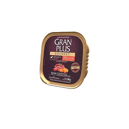 Granplus Gourmet Cães Adultos Carne/Cenoura 300g