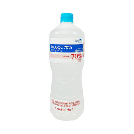 Álcool Etílico 70°INPM Hospitalar 1L