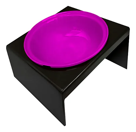Comedouro Elevado 250ml - Rosa