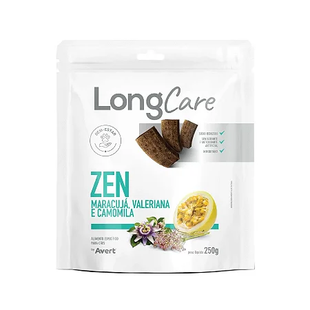 Bifinho LongCare Zen Avert para Cães Maracujá, Valeriana e Camomila 250 g