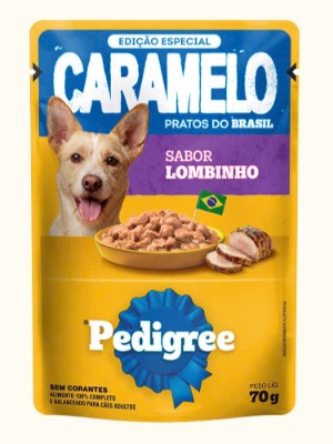 Sache Pedigree Cães Adultos Caramelo Lombinho 70g
