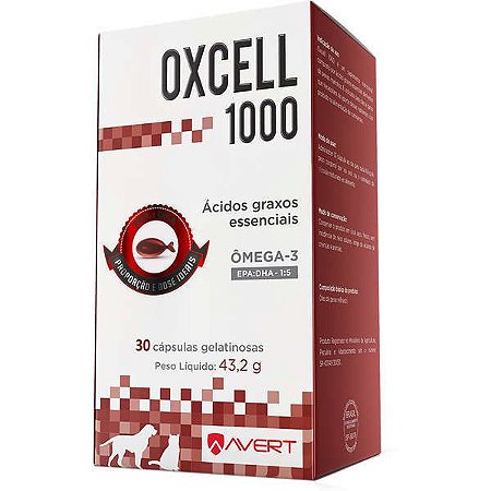 Oxcell 1000mg c/ 30 comprimidos