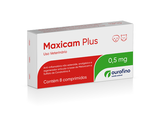 Maxicam Plus 0,5mg c/ 8 comprimidos