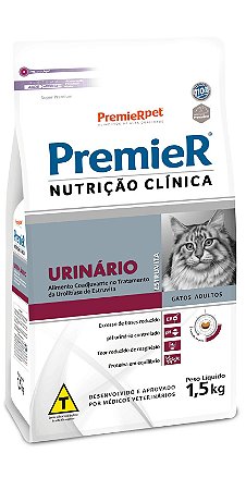 Premier Nutrição Clinica Gatos Urinary Struvite 1,5kg