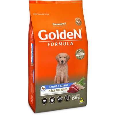 Golden Formula Cães Filhotes Carne 15kg