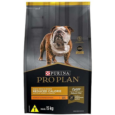 Proplan Optifit Reduce Calorie Cães Adultos Raças Médias/Grandes 15kg