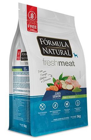 Formula Natural Fresh Meat Cães Senior Raças Mini/Pequenas 7kg