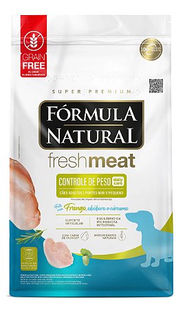 Formula Natural Fresh Meat Cães Adultos Controle de Peso Raças Mini/Pequenas 10kg