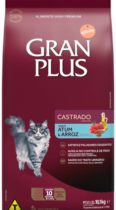 Granplus Gatos Castrados Atum 3kg