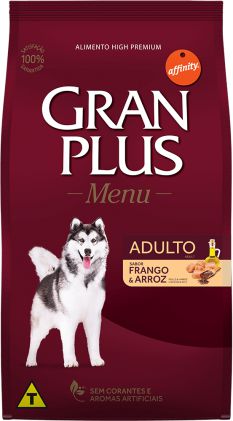 Granplus Menu Cães Adultos Raças Medias/Grandes Frango 20kg