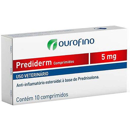 Prediderm  5mg c/ 10 comprimidos