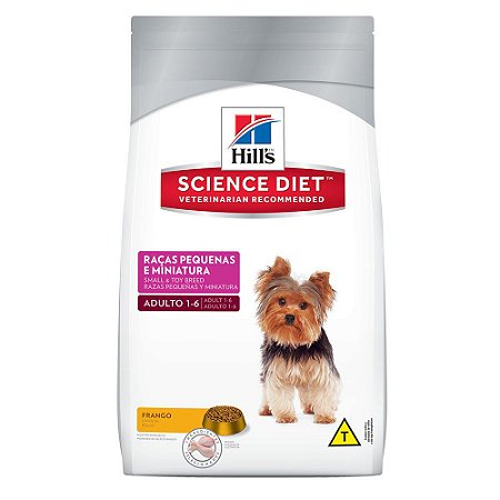 Hills Science Diet Cães Adultos Raças Mini/Pequenas 3kg