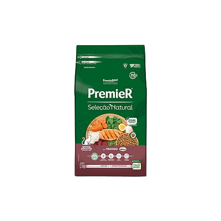 Premier Seleção Natural Gatos Adultos 1,5kg