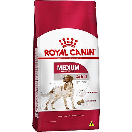 Royal Canin Cães Adultos Raças Médias 15kg