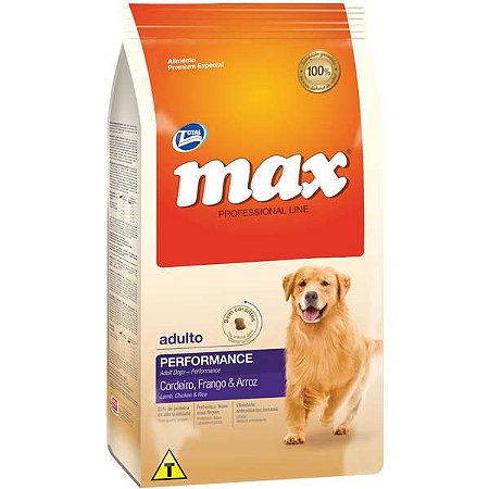 Max Professional Line Cães Adultos Cordeiro/Frango/Arroz 15kg